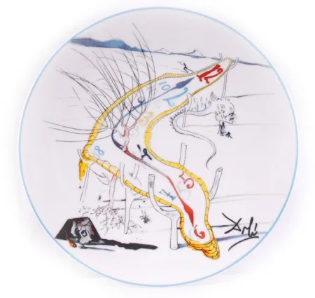 Céramique Dali - Les Montres Gélatines de l'espace temps (La Conquête du Cosmos)