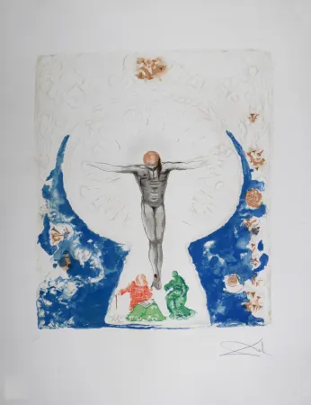 Gravure Dali - L'Hostie, 1961 - Hand-signed