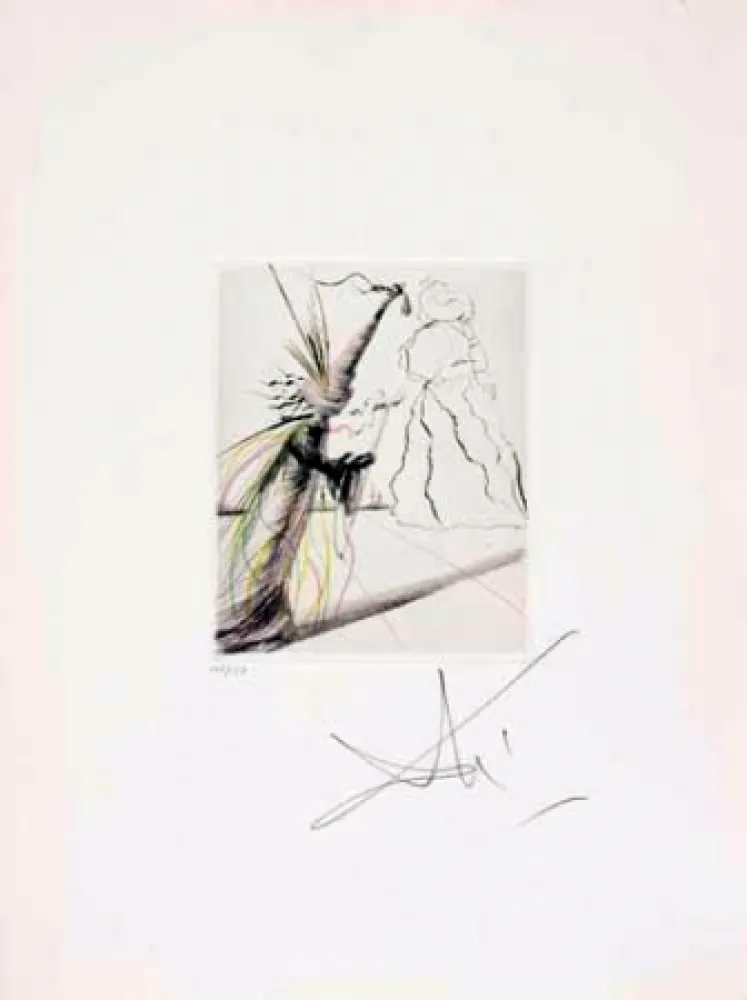 Gravure Dali - L'Illusioniste (The Illusionist)