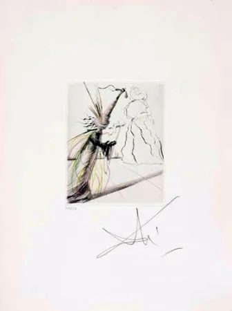 Gravure Dali - L'Illusioniste (The Illusionist)