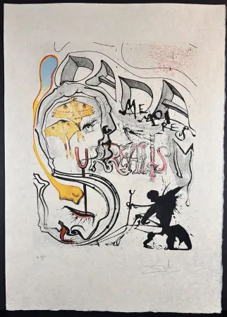 Gravure Dali - Memories of Surrealism Angel of Dada Surrealism