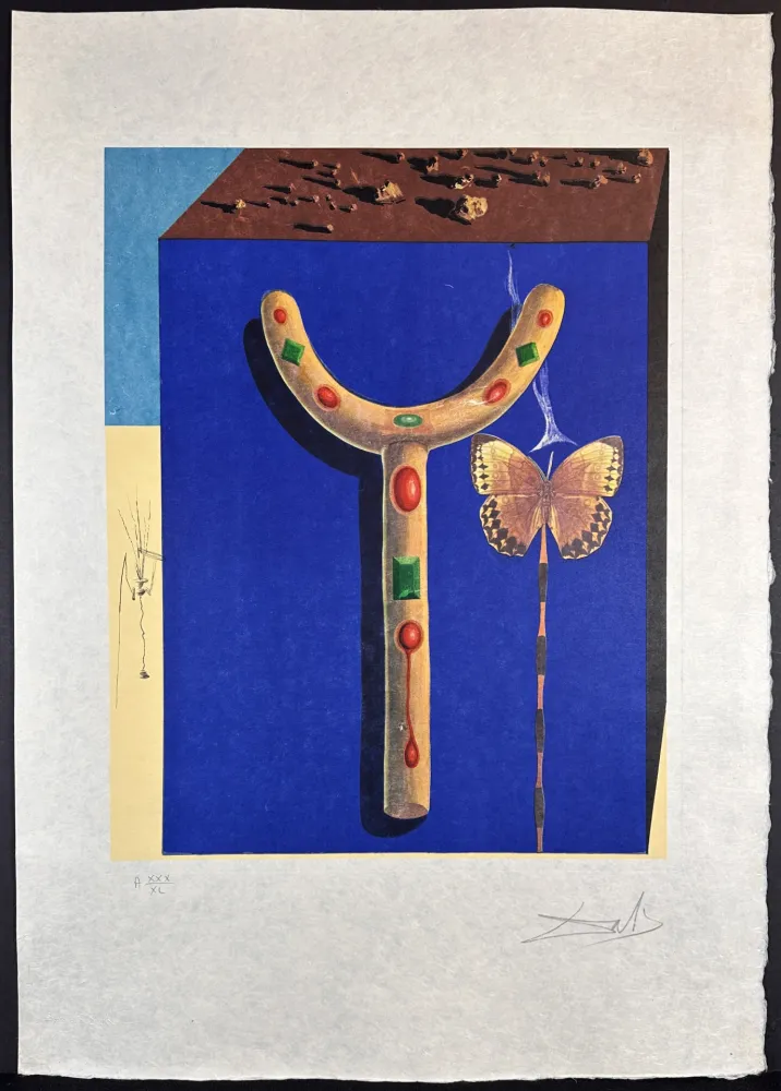 Gravure Dali - Memories of Surrealism Surrealist Crutches