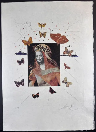 Gravure Dali - Memories of Surrealism Surrealist Portrait of Dali