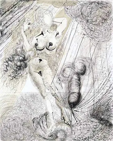 Gravure Dali - Naissance de Venus (Birth of Venus)