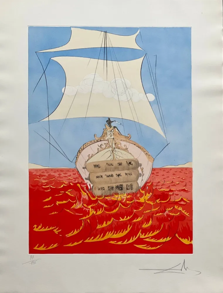 Eau-Forte Dali - Naphtali