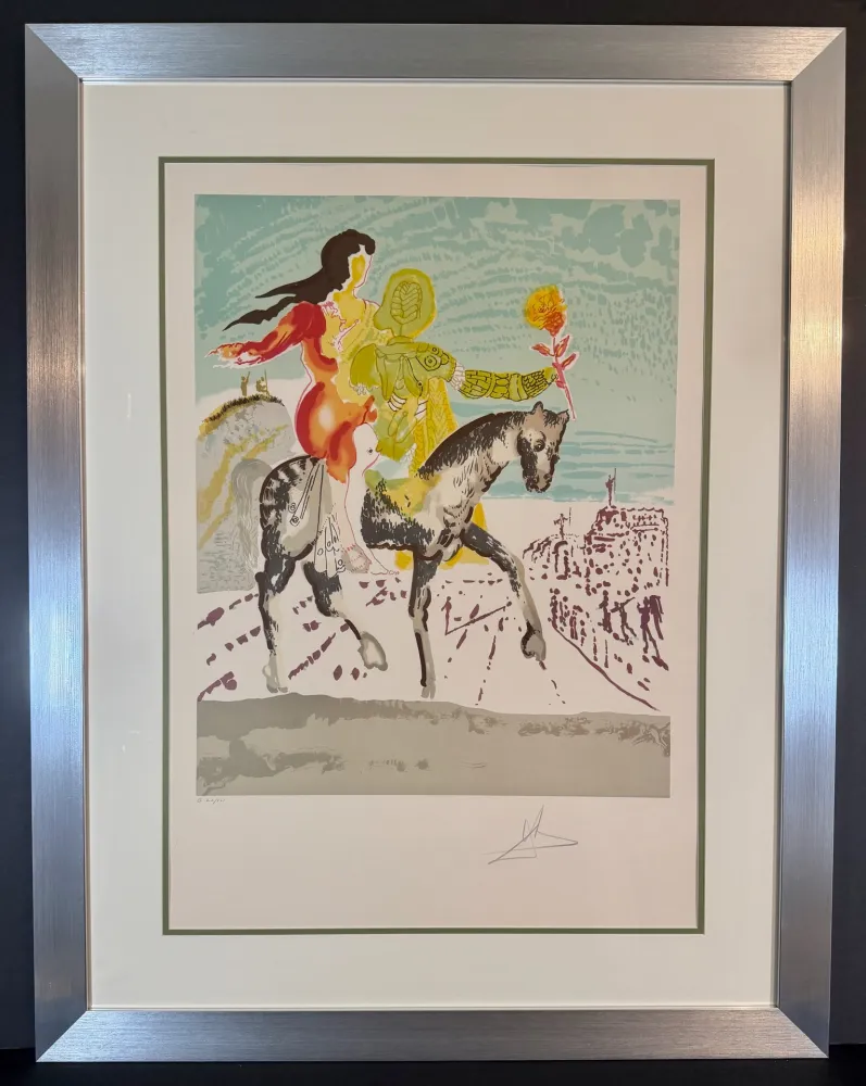 Lithographie Dali - New Jerusalem The Messiah