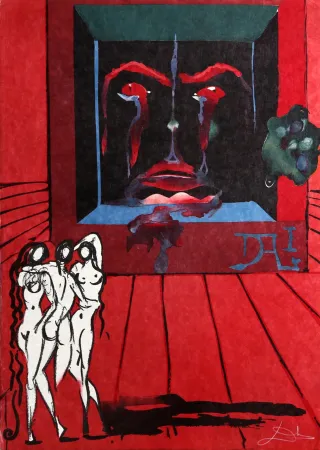 Lithographie Dali - Obsession of the Heart (The World)