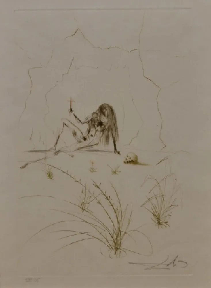 Eau-Forte Dali - Ogrin, l'eremita