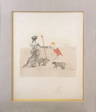 Eau-Forte Et Aquatinte Dali - PASTORALE