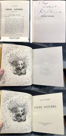Livre Illustré Dali - Paul Eluard. COURS NATUREL. Avec le frontispice de Salvador Dali tiré à 15 ex. L'exemplaire de Roger Lacourière avec une seconde épreuve d'un premier état inconnu (1938)
