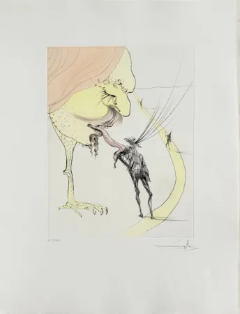 Eau-Forte Dali - Picasso: A Ticket for Glory