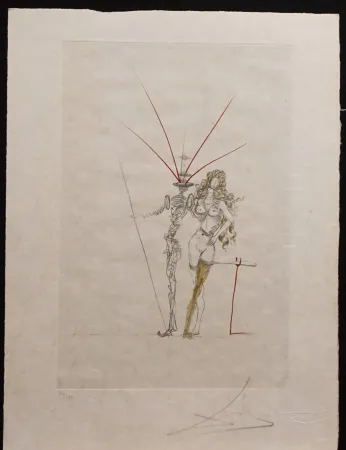 Gravure Dali - Poems Secrets Frontispiece