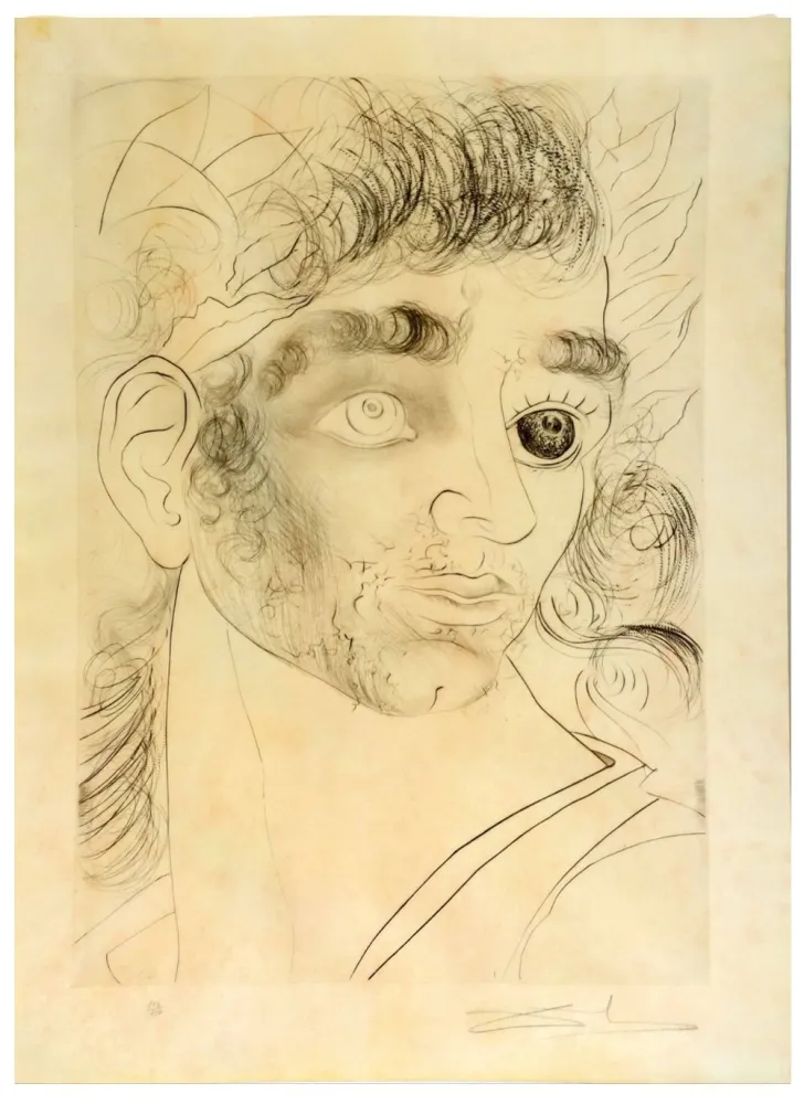 Pointe-Sèche Dali - Portrait of alexander the great