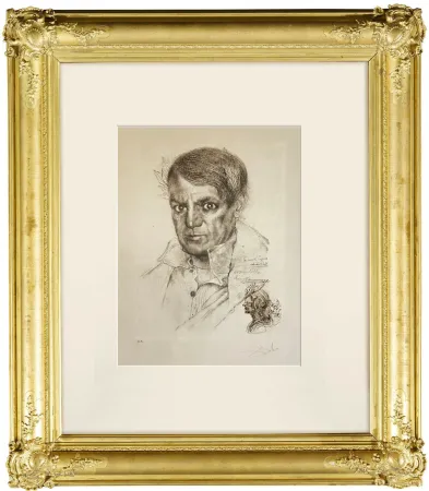 Pointe-Sèche Dali - Portrait of picasso