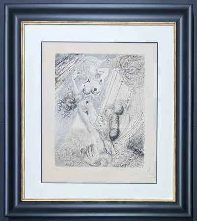 Pointe-Sèche Dali - Salvador Dalì (1904–1989) - Aphrodite - Mixed media incorporating heliogravure and drypoint etching hand-colored on Arches paper - 1963