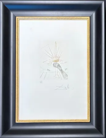 Pointe-Sèche Dali - Salvador Dalì (1904-1989) - King John - Drypoint, etching - 1970