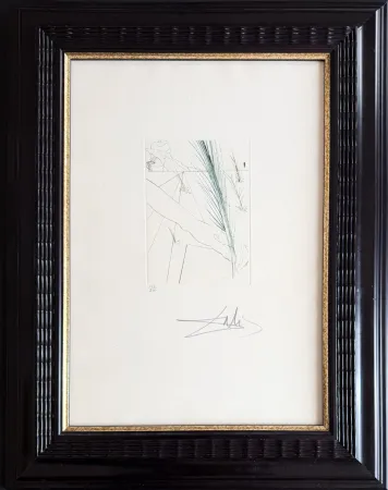 Gravure Dali - Salvador Dalí (1904–1989) - Love's Labour's Lost - Drypoint etching on Rives paper - 1970