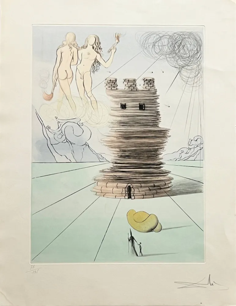 Eau-Forte Dali - Simeon