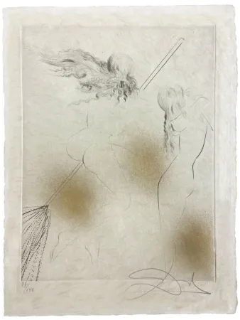 Pointe-Sèche Dali - Sorciere au balai