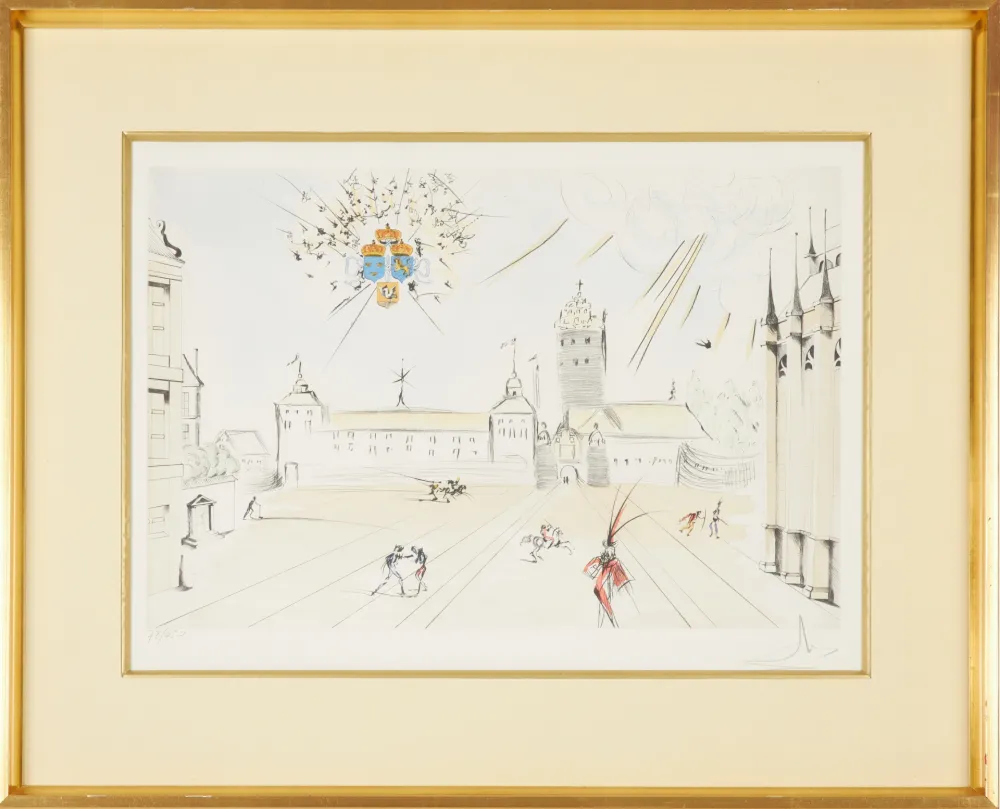 Gravure Dali - Stockholms Slott