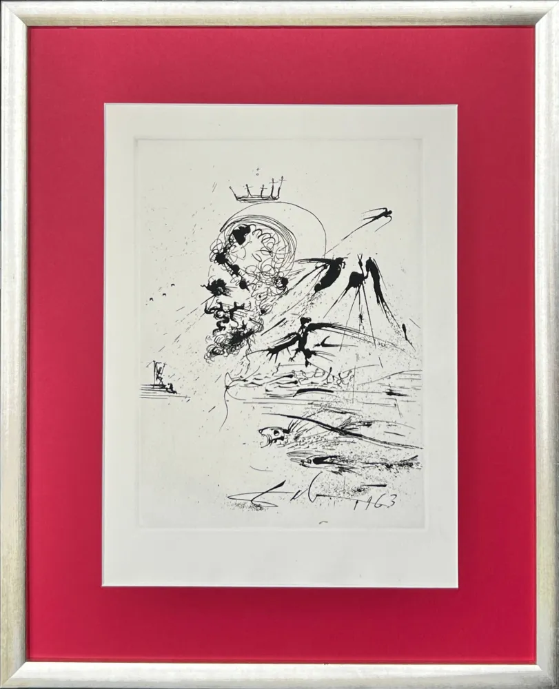 Eau-Forte Dali - Study for a Dream