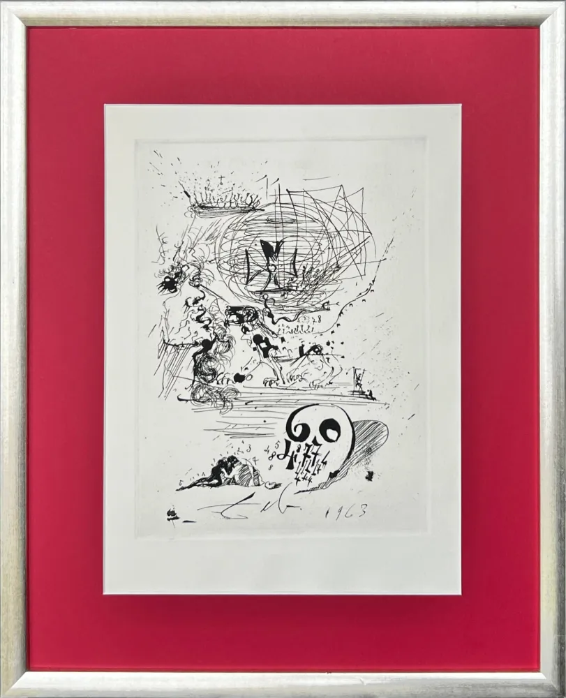 Eau-Forte Dali - Study for a Second Dream