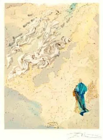 Lithographie Dali - The Divine Comedy - Paradise - Chant 20