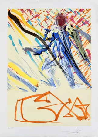 Lithographie Dali - The Divine Word