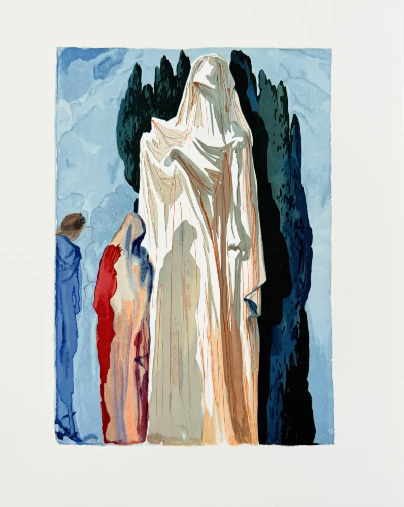 Gravure Sur Bois Dali - The Inferno, Canto 10 - The Heretics