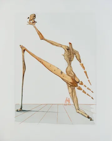 Gravure Sur Bois Dali - The Inferno, Canto 28 - Bertan de Horn