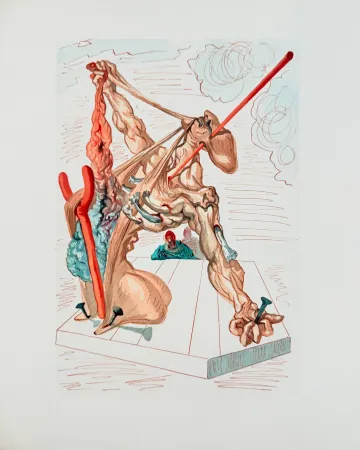 Gravure Sur Bois Dali - The Inferno, Canto 29 - The Personators