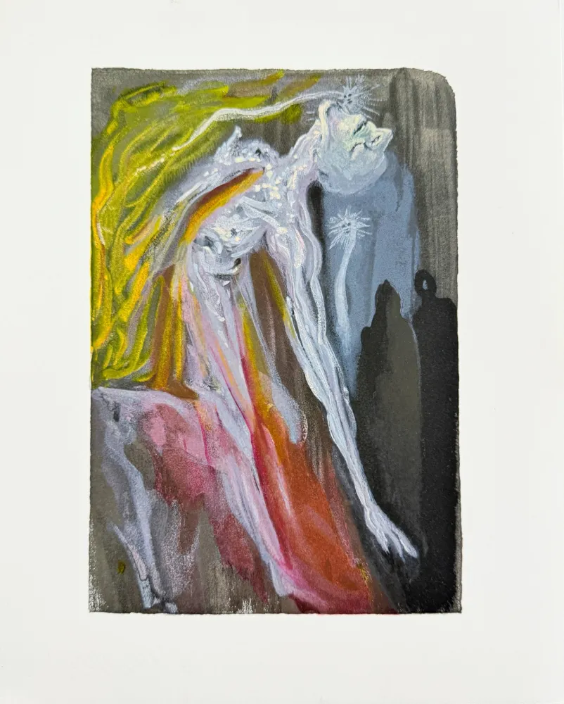 Gravure Sur Bois Dali - The Inferno, Canto 9  - The Furies