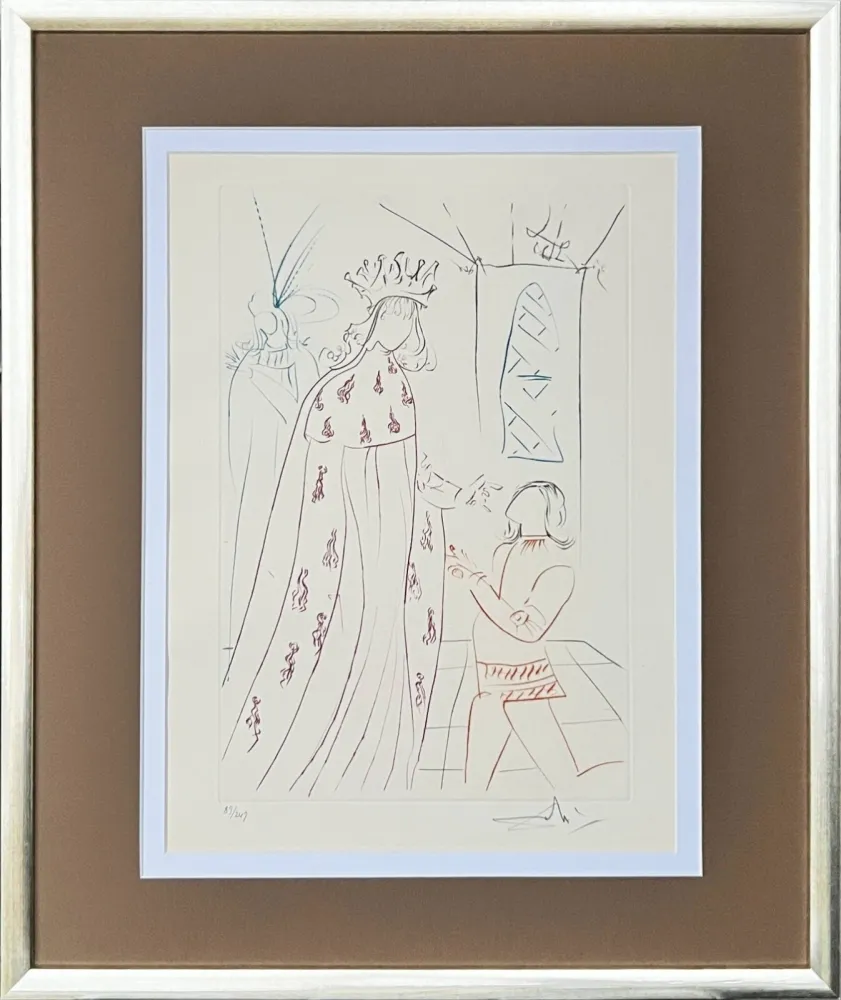 Pointe-Sèche Dali - The Knighting of Lancelot
