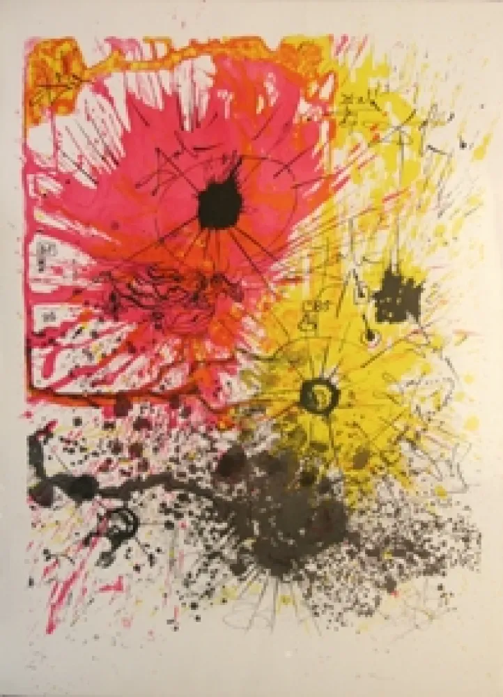 Lithographie Dali - The Lucky Number of Dali