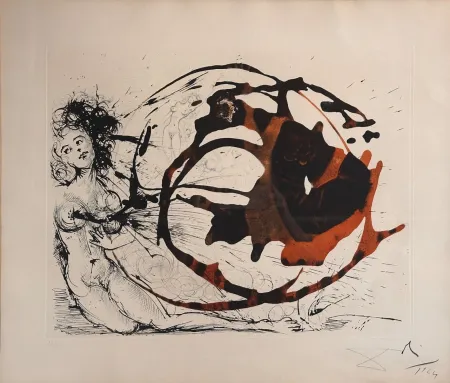 Gravure Dali - The Mythology The Milky Way