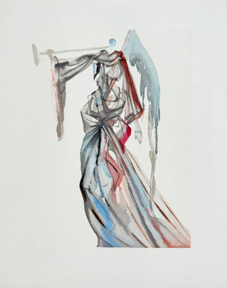 Gravure Sur Bois Dali - The Paradise, Canto 10 - The Angel of the Sun