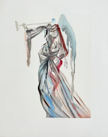 Gravure Sur Bois Dali - The Paradise, Canto 10 - The Angel of the Sun