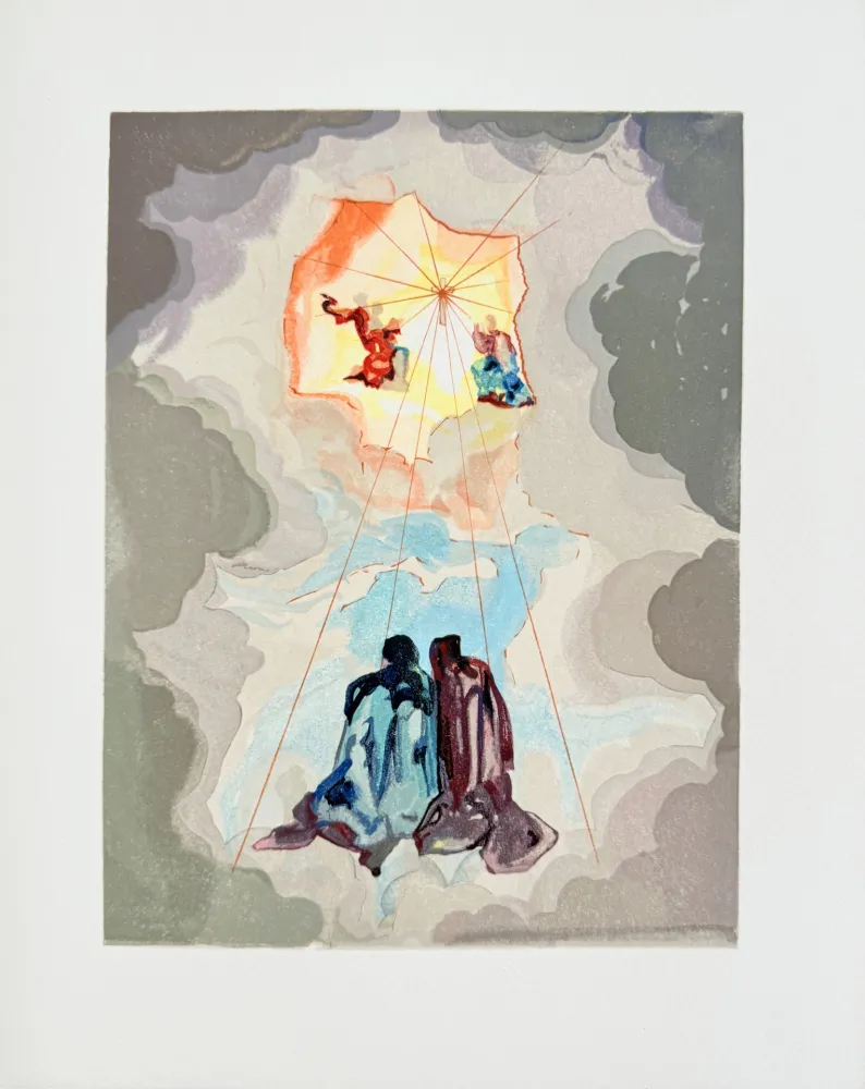 Gravure Sur Bois Dali - The Paradise, Canto 15 - Dante's Ecstasy