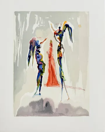 Gravure Sur Bois Dali - The Paradise, Canto 27 - The Gloria Patri