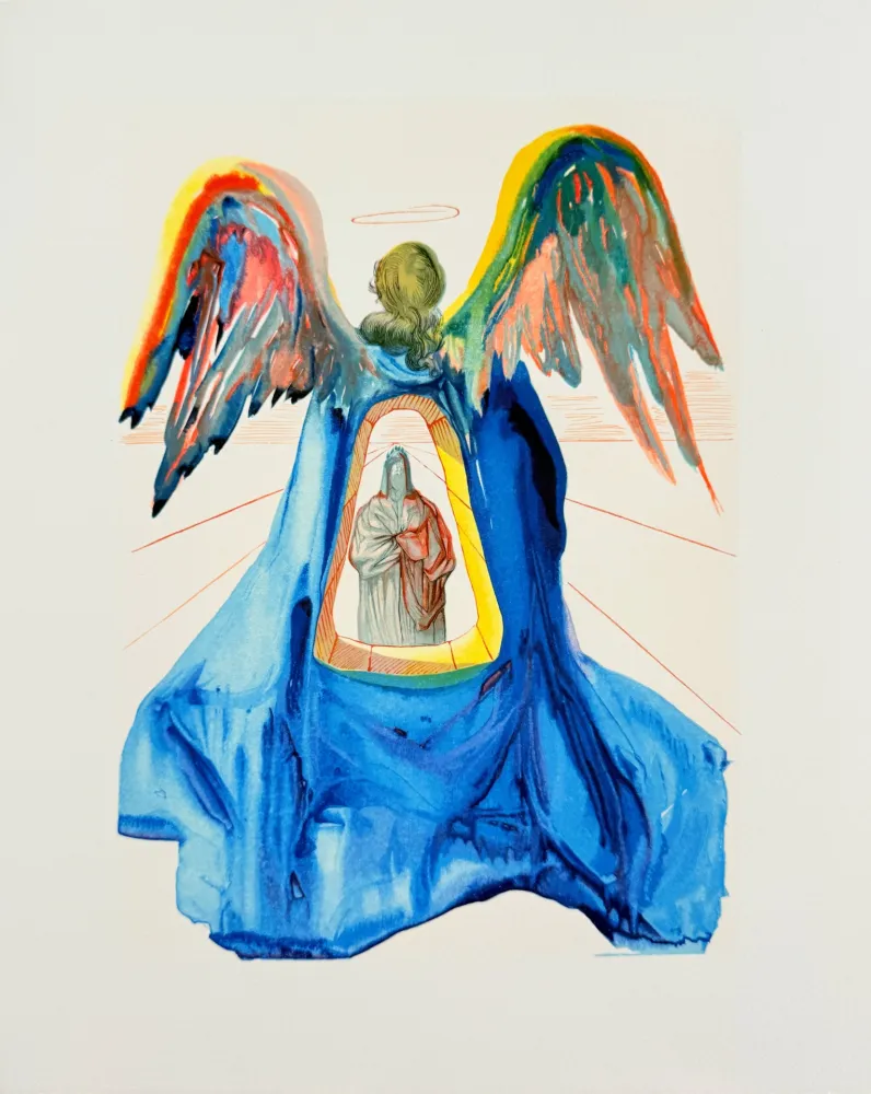 Gravure Sur Bois Dali - The Purgatory, Canto 33 - Dante Purified