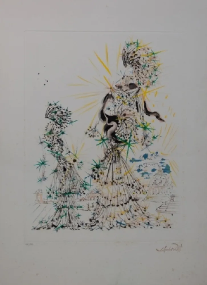 Eau-Forte Dali - The scarf