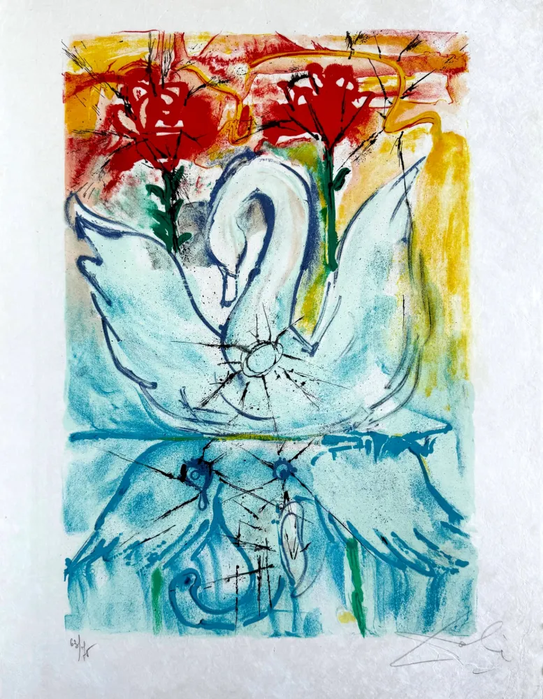 Lithographie Dali - The Ugly Duckling