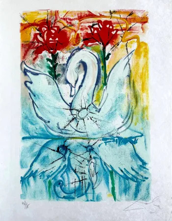 Lithographie Dali - The Ugly Duckling