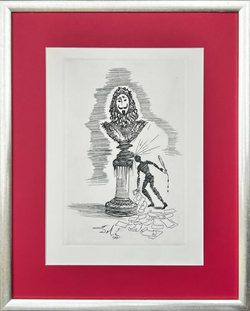 Eau-Forte Dali - The Writer's Whim