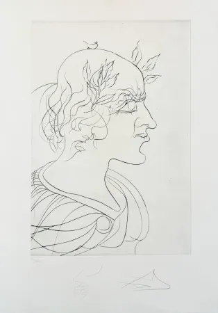 Lithographie Dali - Trajan
