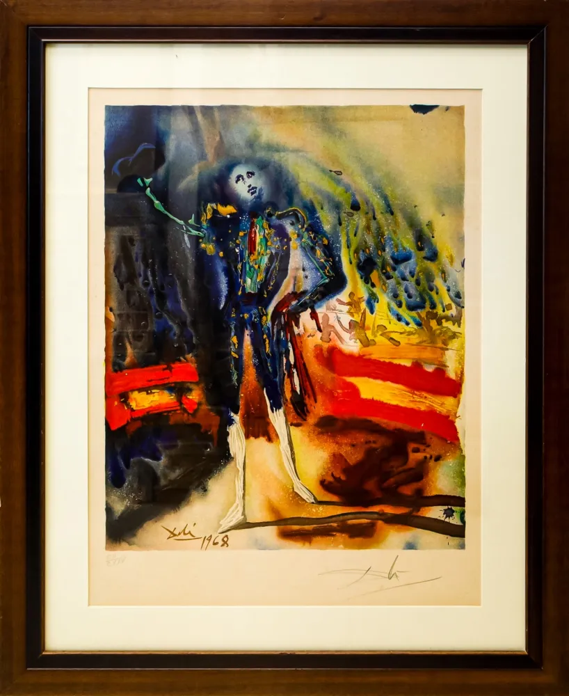 Lithographie Dali - Tribute to Escamillo
