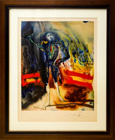 Lithographie Dali - Tribute to Escamillo