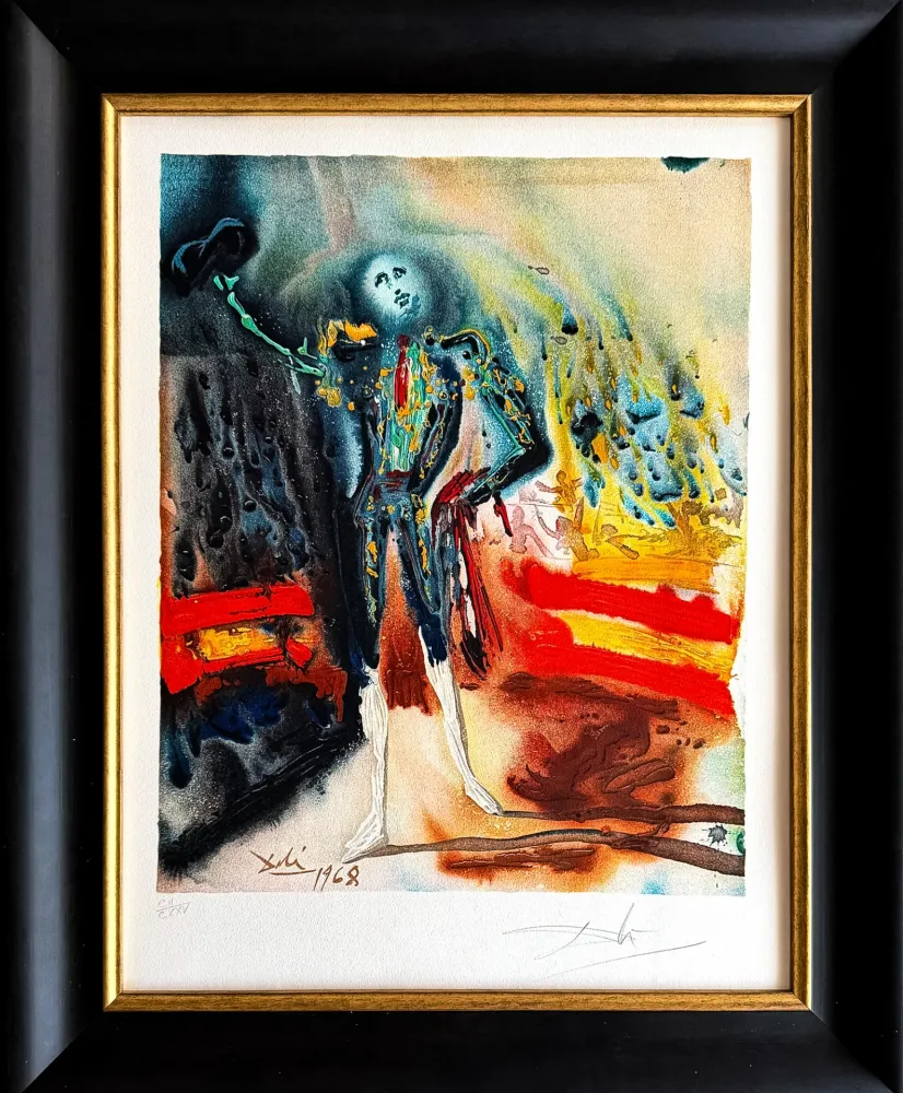 Lithographie Dali - Tribute to Escamillo