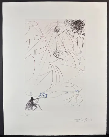 Gravure Dali - Vaisseau Fantome