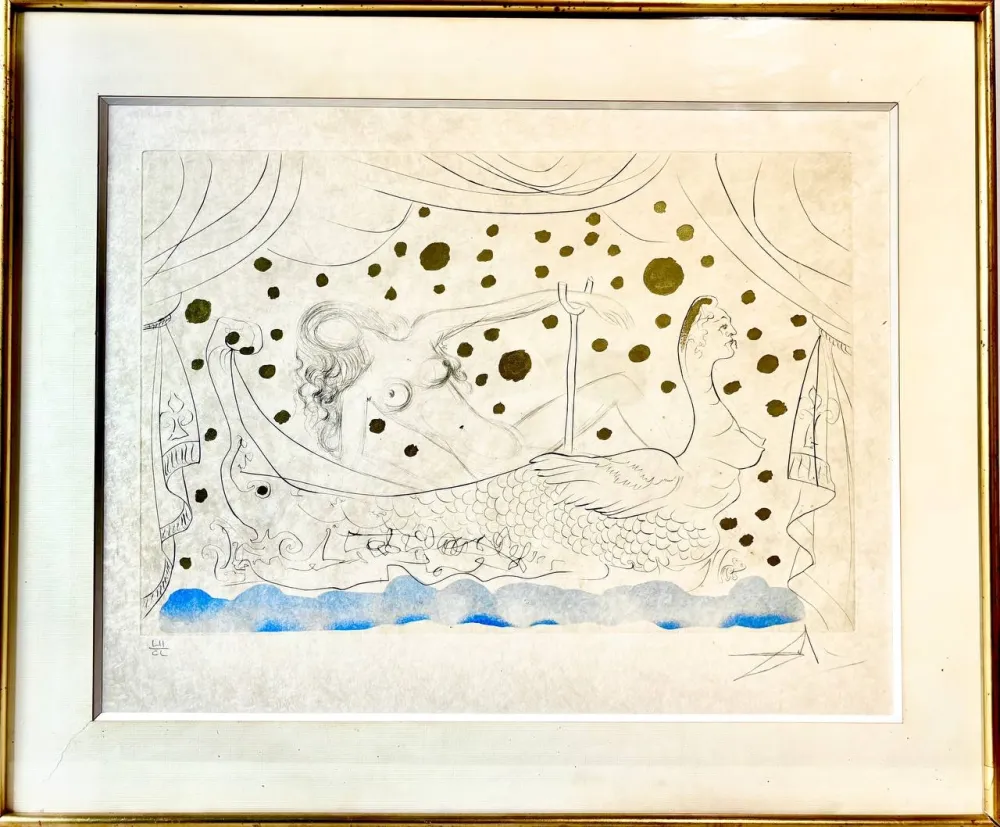 Eau-Forte Dali - Venus au bain / Nu au bain from Suite Mythologique Nouvelle